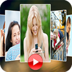 Logo of photo video maker with song android Application 